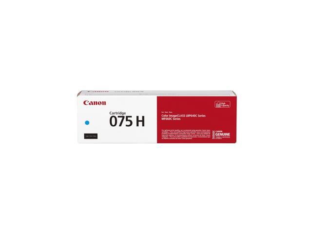 Genuine 075 Cyan High Capacity Toner Cartridge Compatible with MF660 Series and LBP640 Series Laser Printers