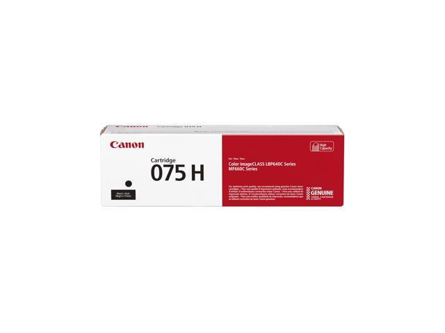 Genuine 075 Black High Capacity Toner Cartridge Compatible with MF660 Series and LBP640 Series Laser Printers