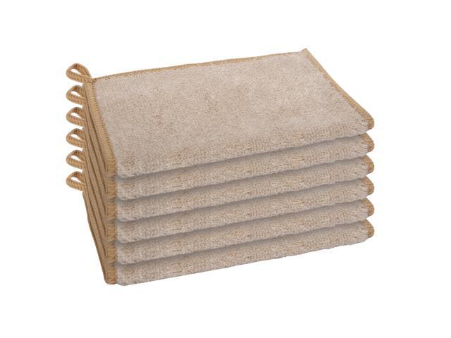 Oggi Bambou Kitchen Washcloths 6-Pack 7x9