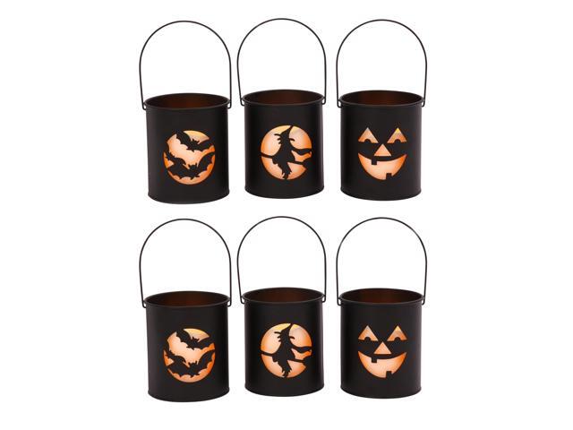 Gerson 4.5' Metal Lighted Halloween Decor, 3 Pack