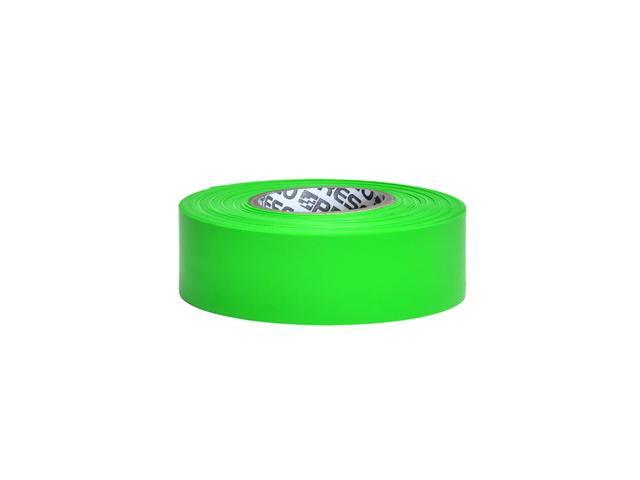 Presco PresGlo Taffeta Flagging Tape 1-3/16in x 50yd Neon Green