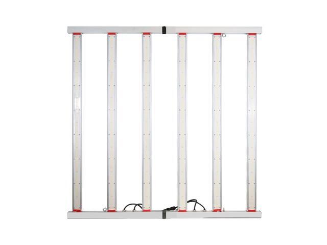 J & H LED 44 in. 2000-Watt Equivalent Gray LED Full Spectrum Indoor Plant Grow Light 3700K Warm White
