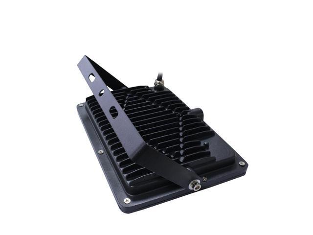 J & H LED Outdoor Integrated LED Flood Light 700-Watt Equivalent - Dusk to Dawn Compatible Security Light