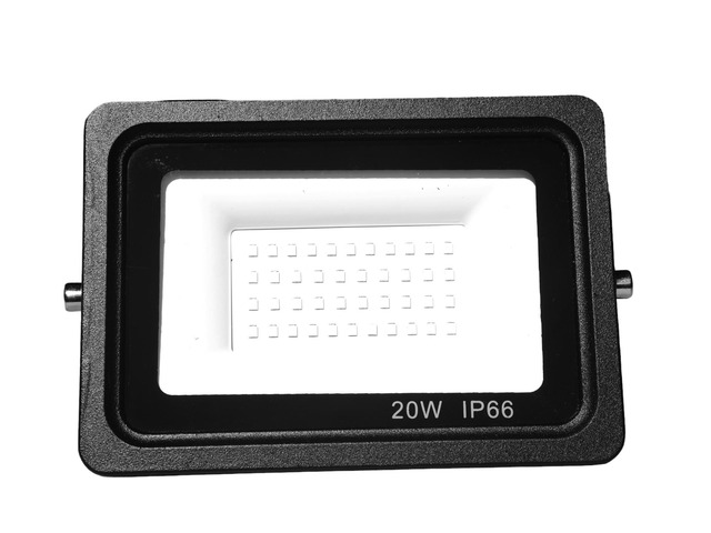 J & H LED 20W LED Outdoor Black Adjustable Security Flood Light