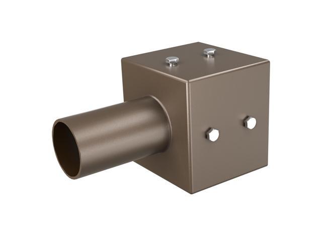 J & H LED 4 in. Square Mounting Bracket for Outdoor Pole Lights - Industrial Supplies