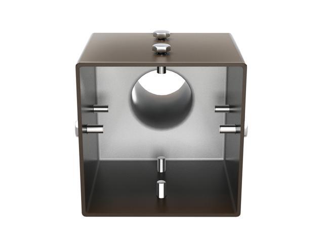 J & H LED 4 in. Square Mounting Bracket for Outdoor Pole Lights - Industrial Supplies