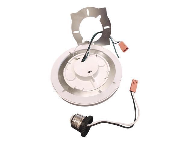 J & H LED 9 in. White Square Integrated LED Flat Panel Flush Mount Ceiling Light 27-40-50K