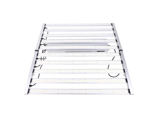 J & H LED 44 in. 2000-Watt Equivalent Gray LED Full Spectrum Indoor Plant Grow Light 3700K Warm White