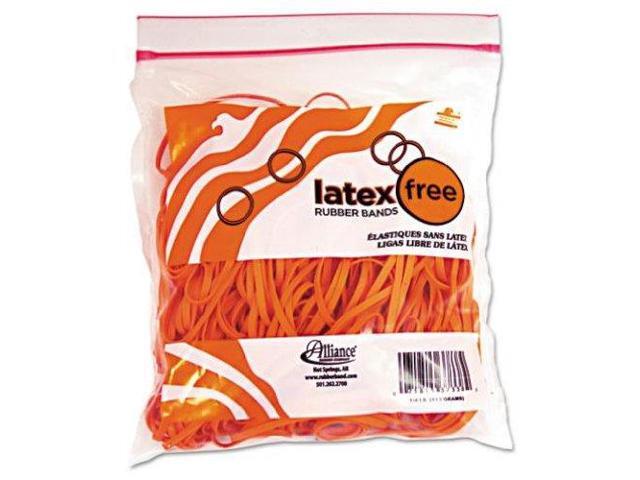 Rubber Bands, Latex-free,3-1/2'x1/8',No.33,Orange,40/BG ALL37338