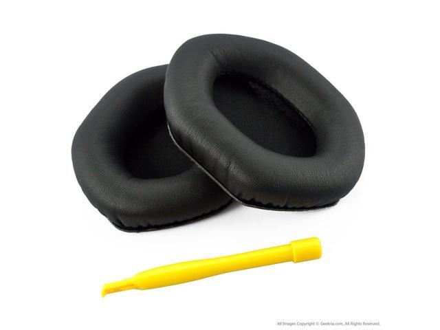 Geekria QuickFit Protein Leather Replacement Ear Pads for V-MODA Crossfade Wireless, M-100, LP, LP2 Headphones Earpads, Headset Ear Cushion Repair...