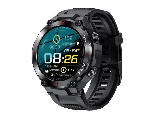 2022 GPS Smart Watch Men Military 5ATM Waterproof Long Battery Life Tactical SmartWatch Blood Oxygen for Android IOS