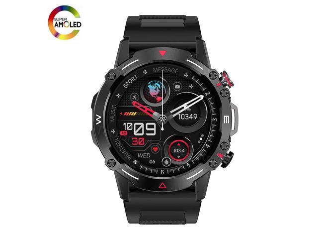 HK87 Smart Watch AMOLED Display Health Monitor IP68 Waterproof NFC BT Call Long Battery Life Smartwatch M42 for Men Android IOS