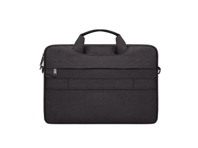 ST02S Waterproof Tear Resistance Hidden Portable Strap One-shoulder Handbag for 14.1 inch Laptops, with Suitcase Belt (Light Grey)