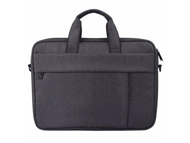DJ03 Waterproof Anti-scratch Anti-theft One-shoulder Handbag for 15.6 inch Laptops, with Suitcase Belt (Black)