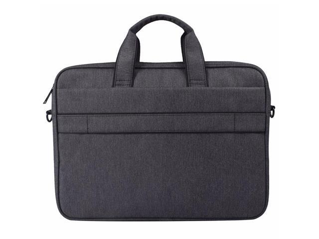 DJ03 Waterproof Anti-scratch Anti-theft One-shoulder Handbag for 15.6 inch Laptops, with Suitcase Belt (Black)
