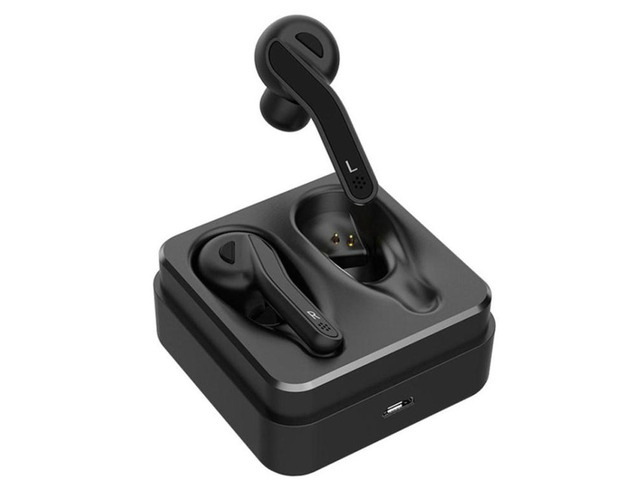 T88 Mini Touch Control Hifi Wireless Bluetooth Earphones TWS Wireless Earbuds with Charger Box (Black)