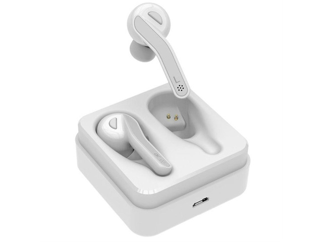 T88 Mini Touch Control Hifi Wireless Bluetooth Earphones TWS Wireless Earbuds with Charger Box (White)