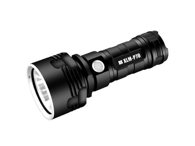 Strong Light Outdoor Waterproof Camping Aluminum LED Flashlight, Style: P70 (Without Battery) P70 (Without Battery)