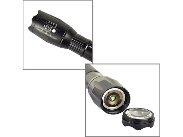 LT-XD 1 x CREE XML-T6 White Light LED Flashlight, 1800 LM 5-Modes