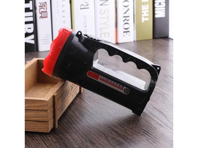 5W Rechargeable Strong LED Flashlight 2-Modes Outdoors Searchlight