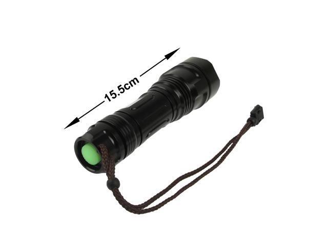 UniqueFire UF-2170 High Power LED Flashlight, CREE XM-L T6 LED, 3 Mode, Luminous Flux: 650lm, Length: 15.5cm(Black)
