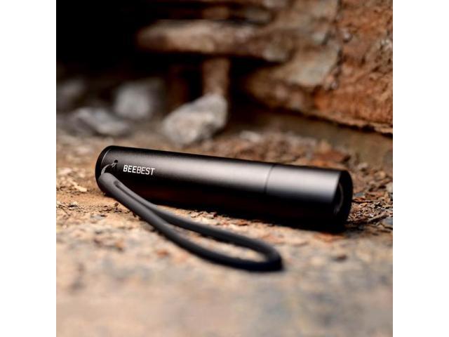 Original Xiaomi Youpin BEEBEST 10W Zoomable LED Flashlight, CREE XP-L 1000 LM Portable LED Light with 4-levels Adjustable Brightness & 2-Modes(Black)