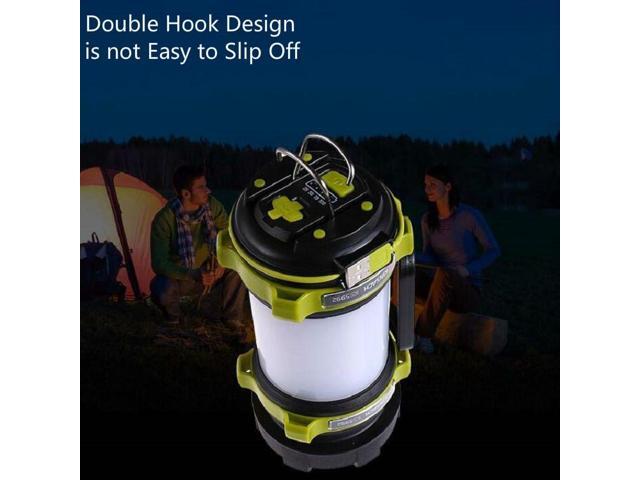 KINSACH Portable LED Searchlight Outdoor Rechargeable Multi-function Flashlight Camping Light (Green)