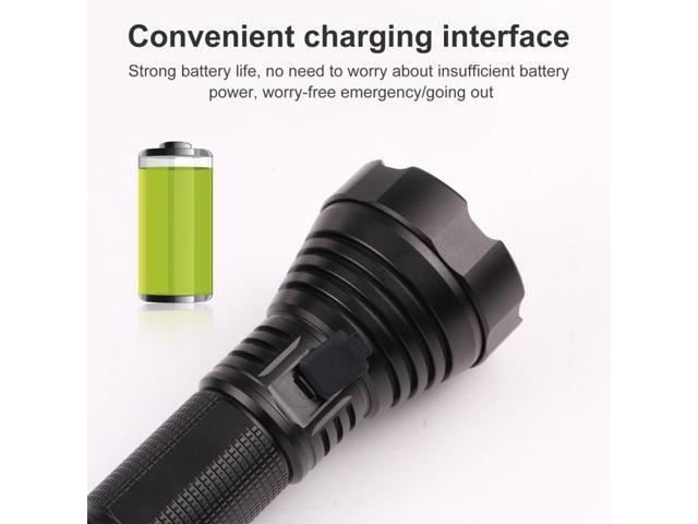 Aluminum Alloy Flashlight USB Rechargeable