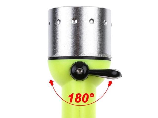 Waterproof Underwater Diving LED Flashlight Adjustable Torch Diving Work Fishing Hunting Lamp