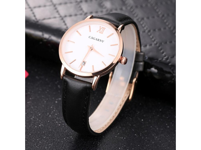 CAGARNY 6879 Fashion imported Quartz Wrist Watch with Leather Band (Style 1)