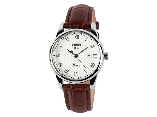SKMEI 9058 Multifunctional Outdoor Fashion Waterproof Silver Shell Quartz Wrist Watch (Women Style Black Face Black Strap)