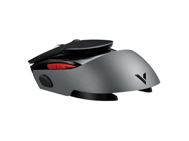 Rapoo VT960 1600 DPI 7 Keys Dual Mode Macro Programmable Symphony RGB Backlit Wireless Gaming Mouse (Black)