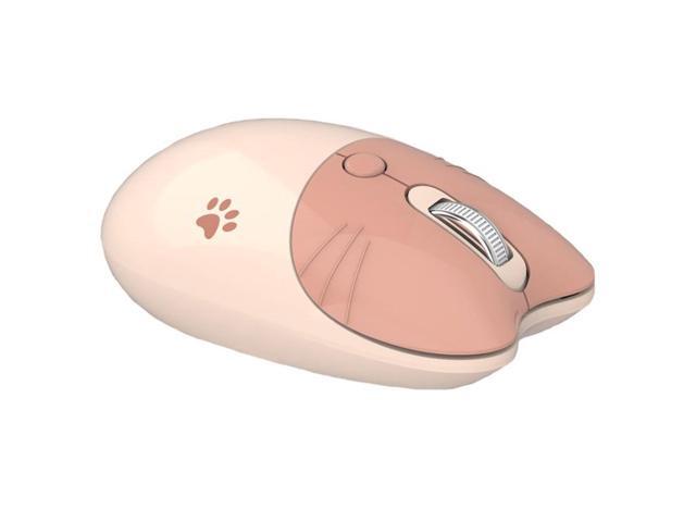 M3 3 Keys Cute Silent Laptop Wireless Mouse, Spec: Bluetooth Wireless Version (Milk Tea) Bluetooth Wireless Version (Milk Tea)