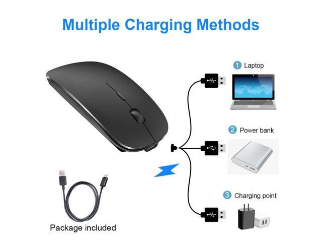 iMICE E-1300 4 Keys 1600DPI Luminous Wireless Silent Desktop Notebook Mini Mouse, Style:Charging Luminous Edition (Silver)