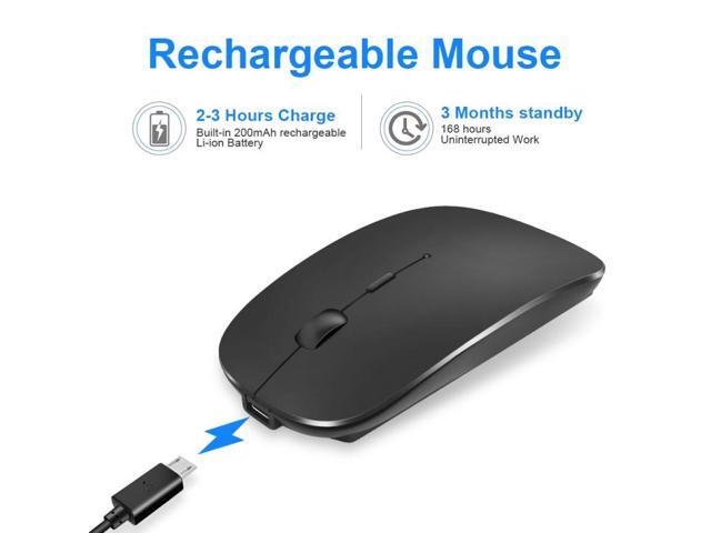 iMICE E-1300 4 Keys 1600DPI Luminous Wireless Silent Desktop Notebook Mini Mouse, Style:Dual-modes Luminous Edition (Silver)