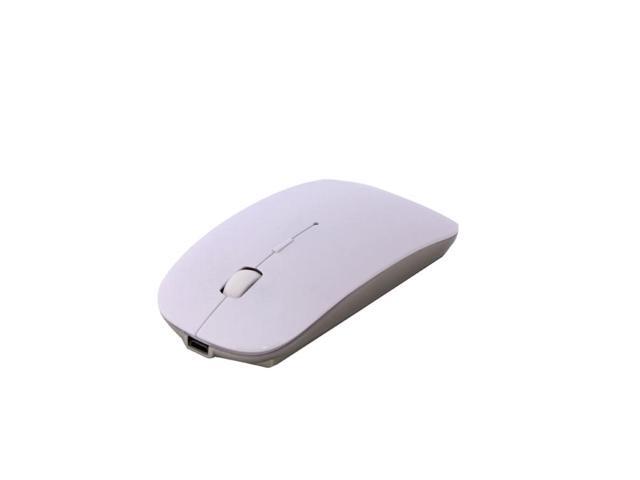 MC-008 Bluetooth 3.0 Battery Charging Wireless Mouse for Laptops and Android System Mobile Phone (White)