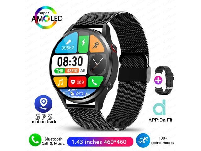 1.43 AMOLED Answer Make Call Watch Always On Display GPS Smart Watch 4 Pro IP68 Waterproof Sport Smartwatch Women Men 2024
