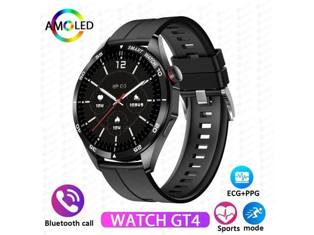 ECG+PPG Men Bluetooth Call Smart Watch 1.28 Inch 240*240 AMOLED HD Screen Business Watch IP68 Waterproof Smartwatch Man+
