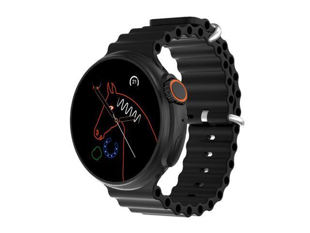 Gt9 Smart Watch 1.52 Round Screen Wireless Charger Nfc Bluetooth Calling Information Push Sports Bracelet