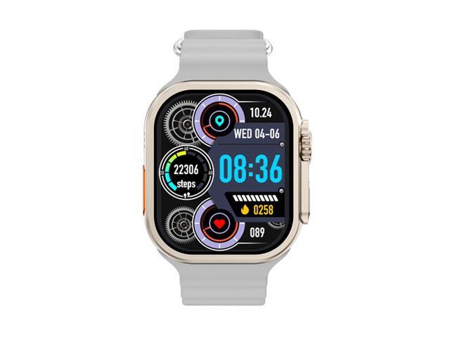 I10 Ultra Max Smart Watch Hands Up Bright Screen Weather Calendar Game Health Three Ring Ultra