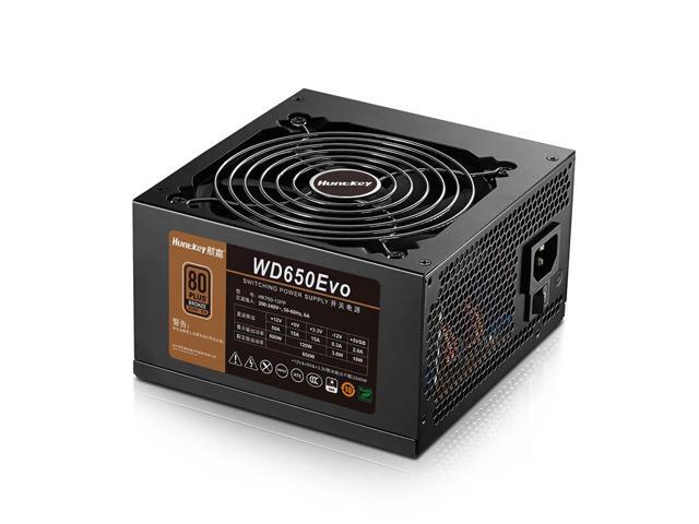 Hangjia Wd650evo Bronze Medal Computer Desktop Mute Power Energy Saving Game Multi-Core Wide Rated 650W