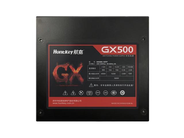 Hangjia Gx500 Computer Power Desktop Rated 500W Game Host Atx White Brand Bronze Backline