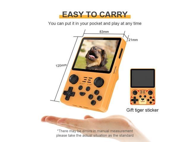 RGB20S 3.5-Inch IPS Screen Retro Open Source Handheld Game Console 16GB Without Game (Yellow)