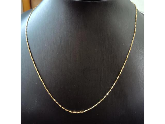 18K Real Gold Necklace 45CM 2.0G