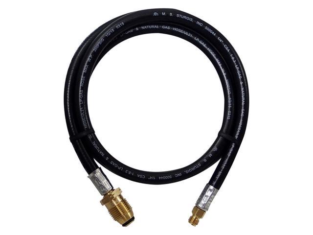 Photos - BBQ Accessory MB Sturgis 10001948MB 48 in. Thermoplastic Pigtail LP Gas Hose - Male Pres