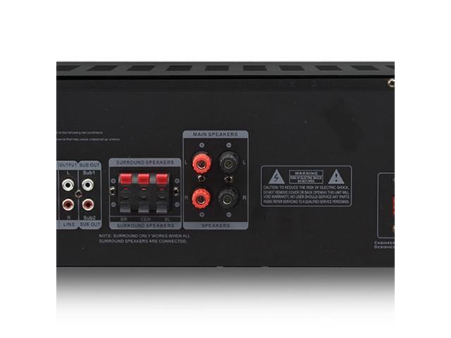 Technical Pro Receiver 1000W FM USB SD Card 2 Mic Inputs MP3 AUX Playback - image 10