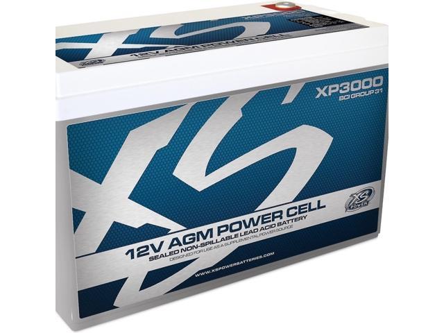 Xs Power XP3000 12V 3 000 Amp AGM Supplemental Battery