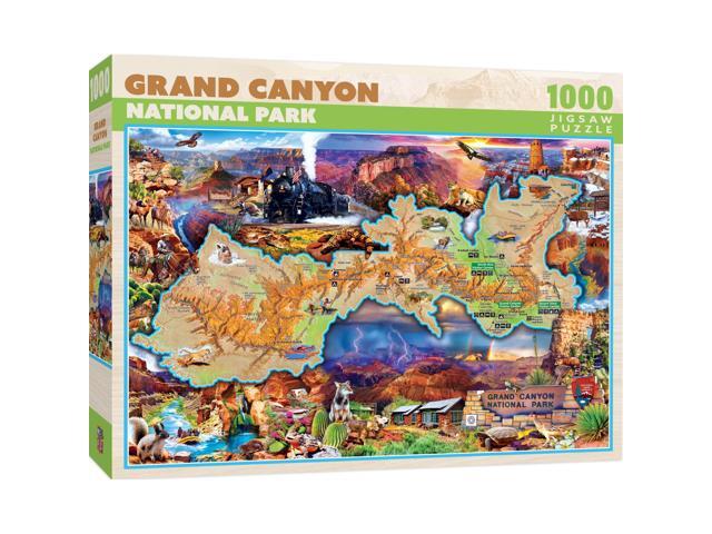 1000 piece jigsaw puzzle for adult, family, or kids - grand canyon by masterpieces - 19.25' x 26.75' - family owned american puzzle company