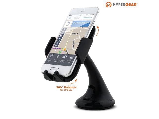 hypergear universal car windshield phone mount [hands-free] for phone calls & gps use compatible for iphone 12/12 pro/12 pro max/11 pro galaxy...