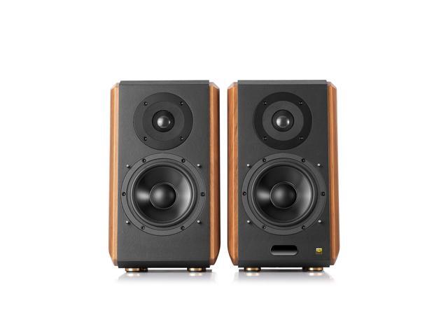 Edifier - S1000MKII Audiophile Active Bookshelf 2.0 Speakers, Computer Speakers - 120W Optical Input - Bluetooth 5.0 HD - Wood/Black - image 3